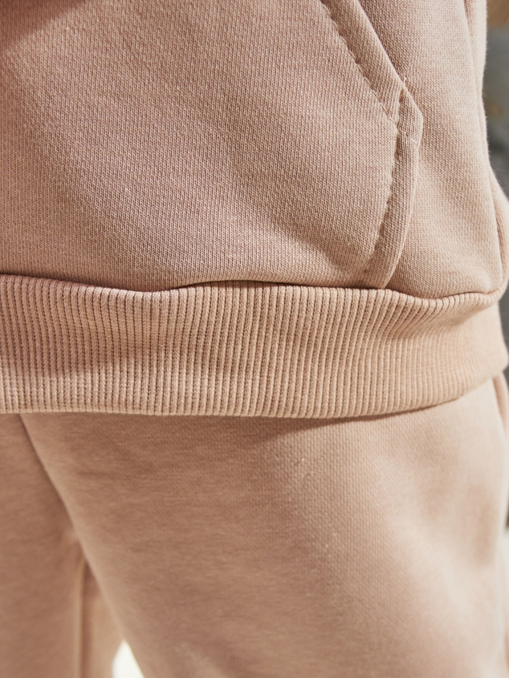 328-К. Костюм детский  на молнии, капучино хлопок 65%, 35% ПЭ, 3-х нитка без начеса 98,104,110,116