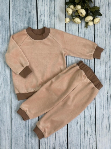 Купить оптом 343. Костюм ясельный, 80% хлопок, 20% ПЭ 80-86-92 в Краснодаре